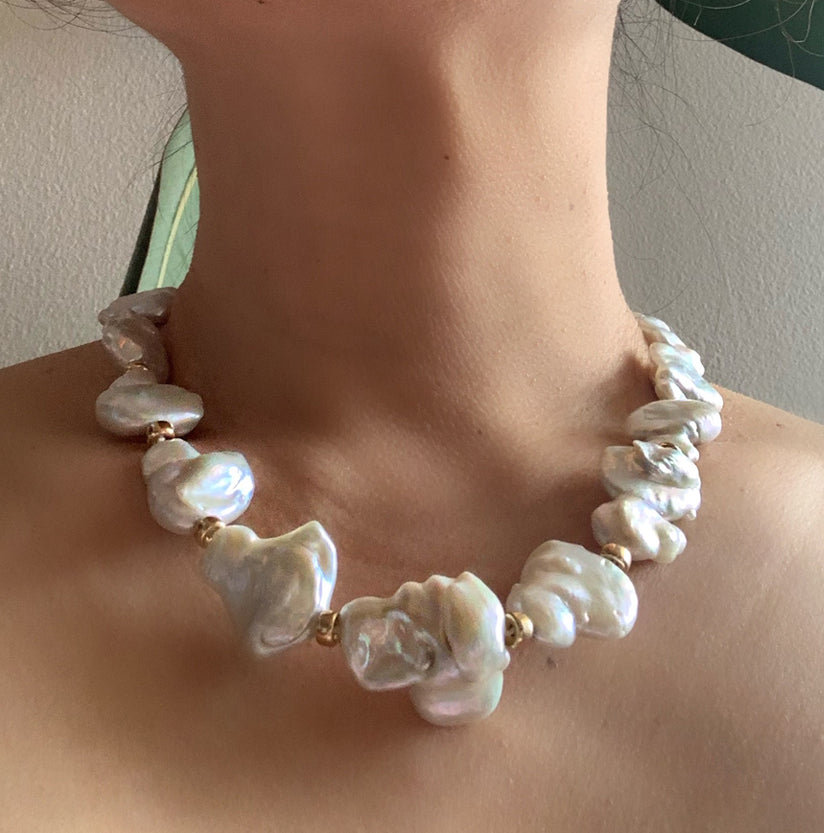 Buy Dainty Pearl Necklace, Simple Single Pearl Choker, Adjustable Pearl  Necklace, Bridesmaid Present, June Birthstone, Everyday Necklaces Online in  India - Etsy